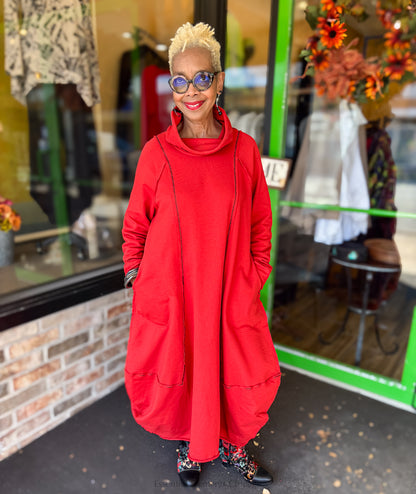 Cheyenne Cotton Cowl Dress - Essential Elements Chicago