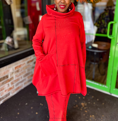 Cheyenne Cotton Cowl Tunic - Essential Elements Chicago