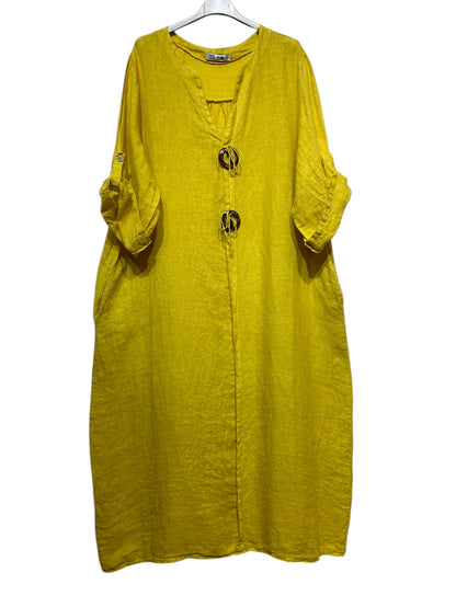 Cora Linen Dress - Essential Elements Chicago