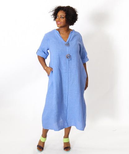 Cora Linen Dress - Essential Elements Chicago