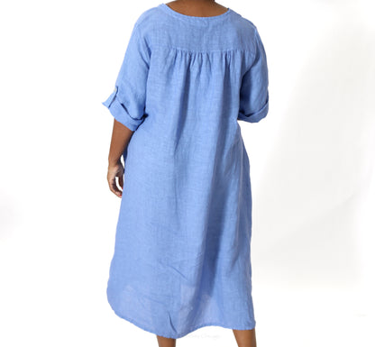 Cora Linen Dress - Essential Elements Chicago