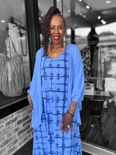 Cotton Lani Cocoon Cardigan, Cool - Essential Elements Chicago