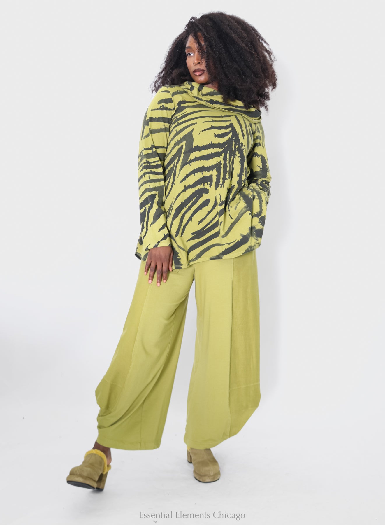 Cotton Lani Cowl Neck Top