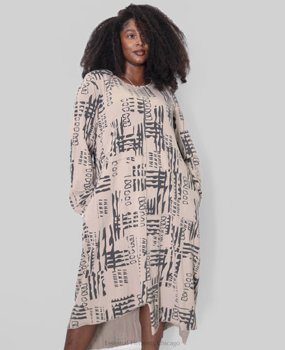 Cotton Lani Long Dress - Essential Elements Chicago