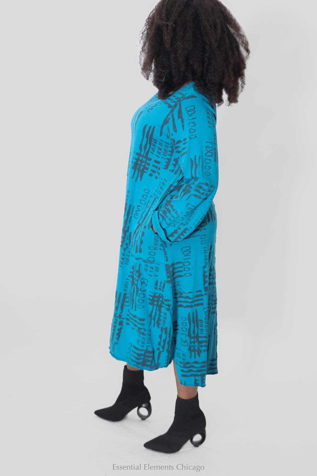 Cotton Lani Long Dress - Essential Elements Chicago