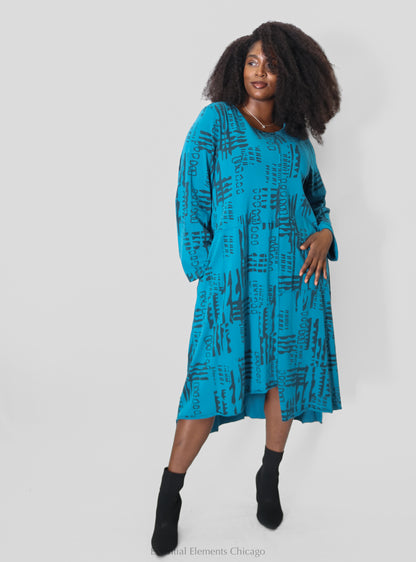 Cotton Lani Long Dress - Essential Elements Chicago