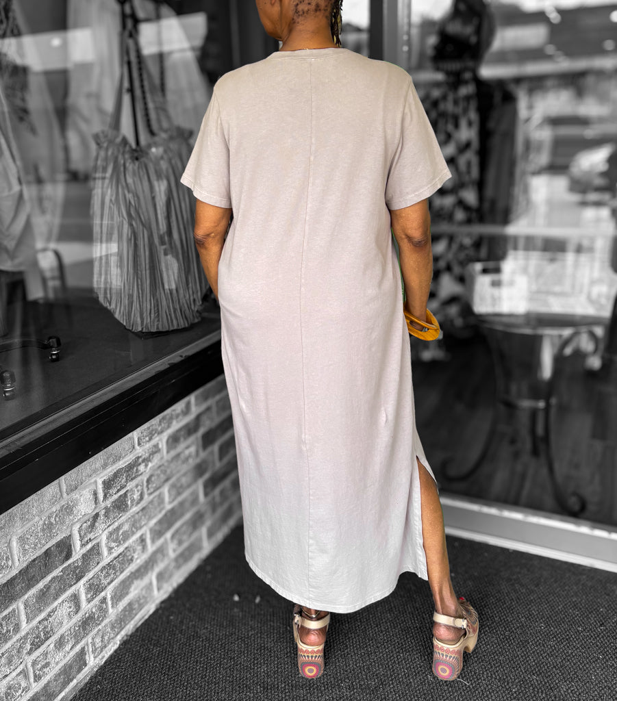 Cotton Lani Scoop Neck Dress, Plus - Essential Elements Chicago