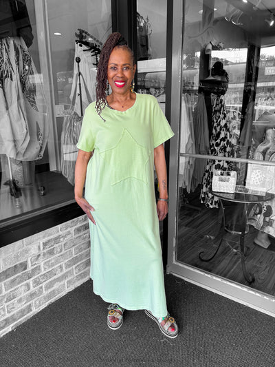 Cotton Lani Scoop Neck Dress, Plus - Essential Elements Chicago