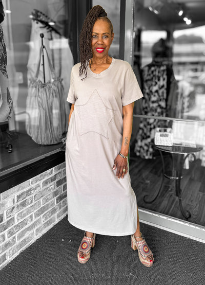 Cotton Lani Scoop Neck Dress, Plus - Essential Elements Chicago