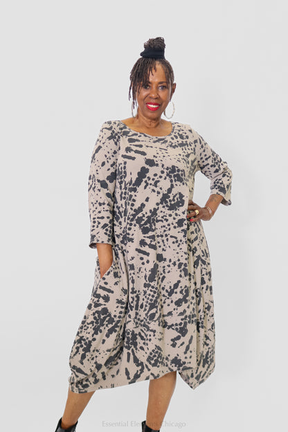 Cotton Lani Tulip Dress - Essential Elements Chicago