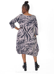 Cotton Lani Zebra Dress - Essential Elements Chicago