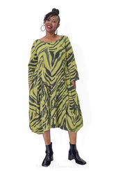 Cotton Lani Zebra Dress - Essential Elements Chicago