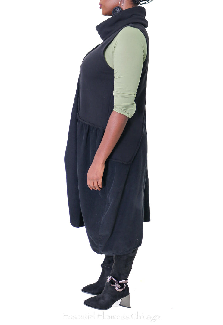 Cowl Cord Dress - Essential Elements Chicago