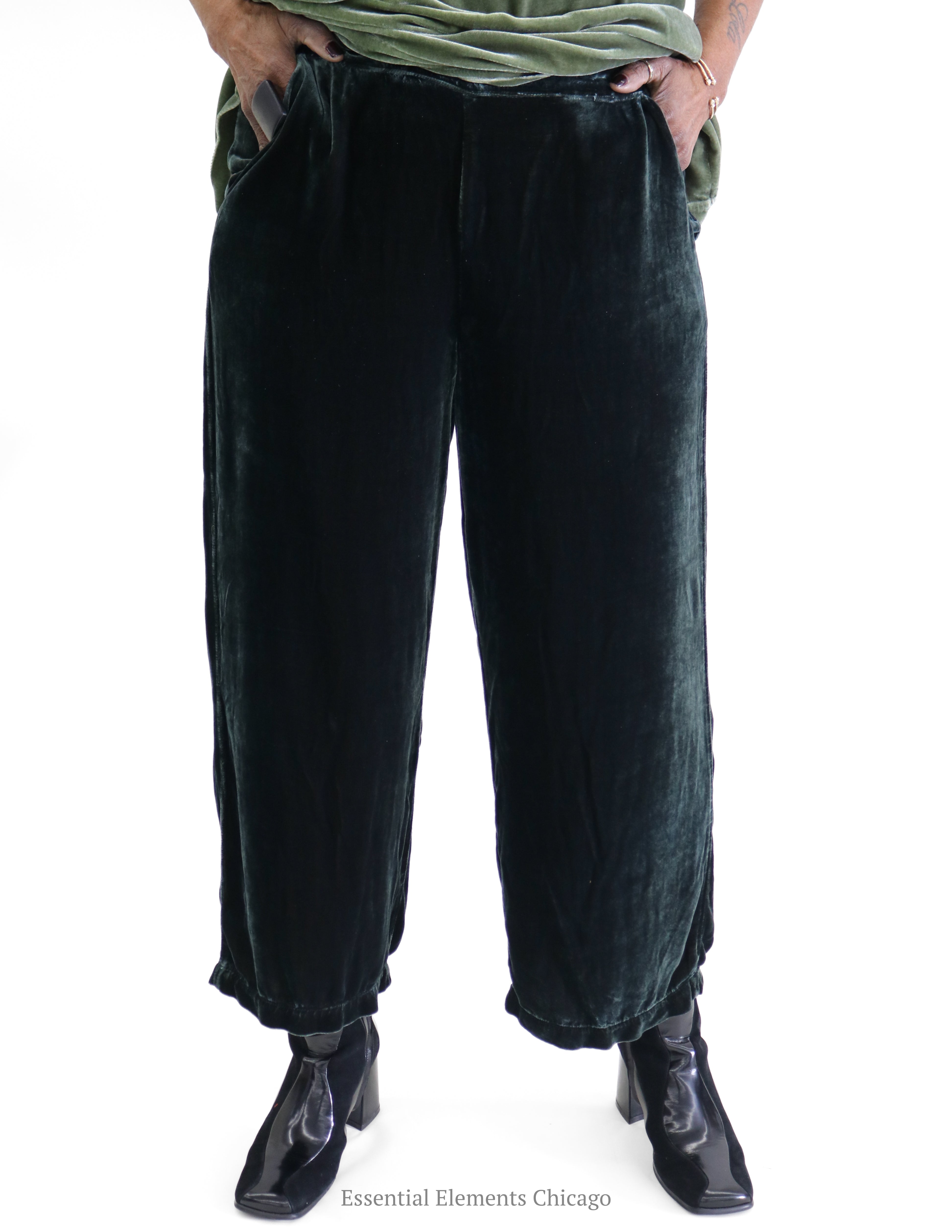 Cut Loose Crop Wide Leg Pant - Essential Elements Chicago