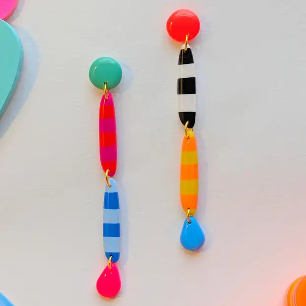 Delaney and Blu Long Retro Stripes - Essential Elements Chicago