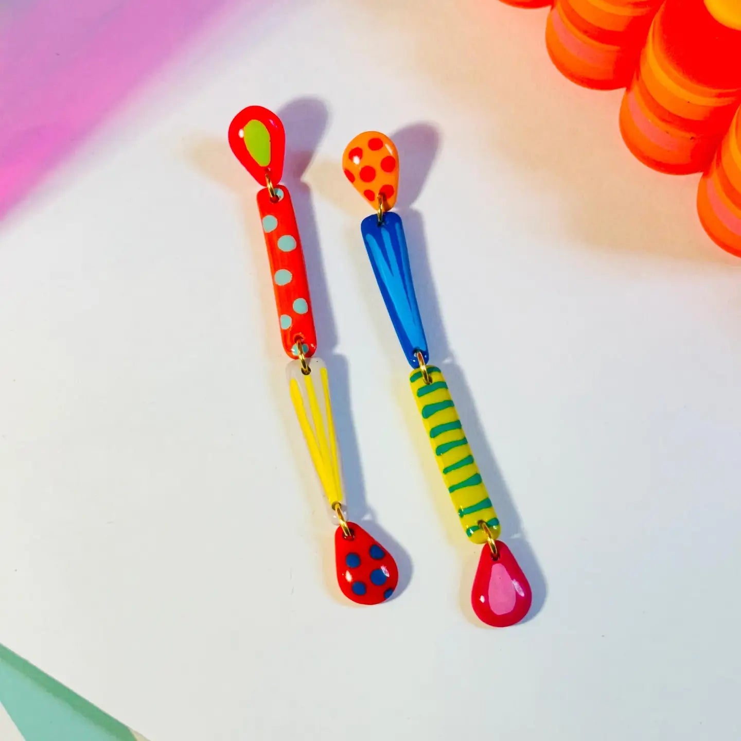 Delaney and Blu Mix It Up Fun Drips Earrings - Essential Elements Chicago