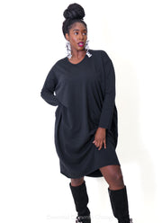 Draped Cotton Dress - Essential Elements Chicago