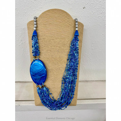 Duru Polished Oval Necklace - Essential Elements Chicago