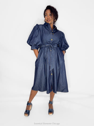 Easy Yes Denim Dress - Essential Elements Chicago