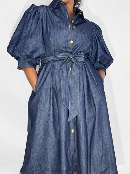 Easy Yes Denim Dress - Essential Elements Chicago