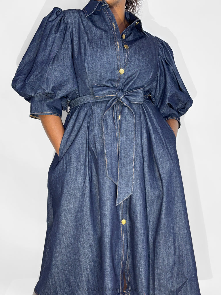 Easy Yes Denim Dress