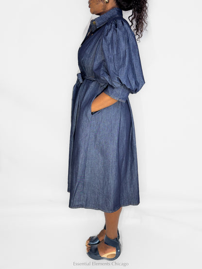 Easy Yes Denim Dress - Essential Elements Chicago