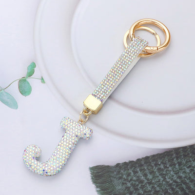 Elements Bling Initial Keychain (F-J) - Essential Elements Chicago