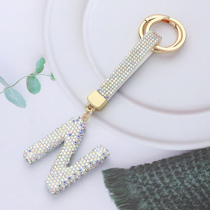 Elements Bling Initial Keychain (K-O) - Essential Elements Chicago