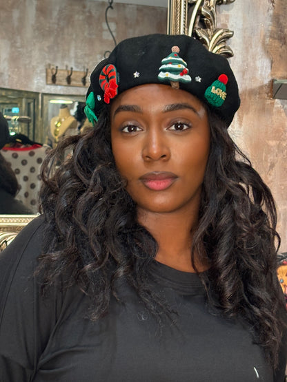 Elements Christmas Time Beret - Essential Elements Chicago