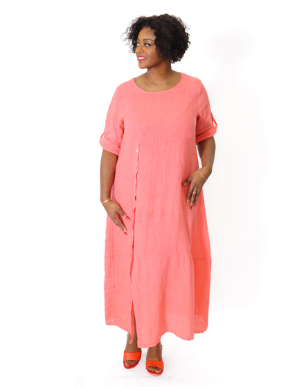 Elise Linen Dress - Essential Elements Chicago