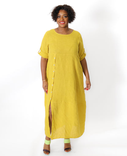 Elise Linen Dress - Essential Elements Chicago