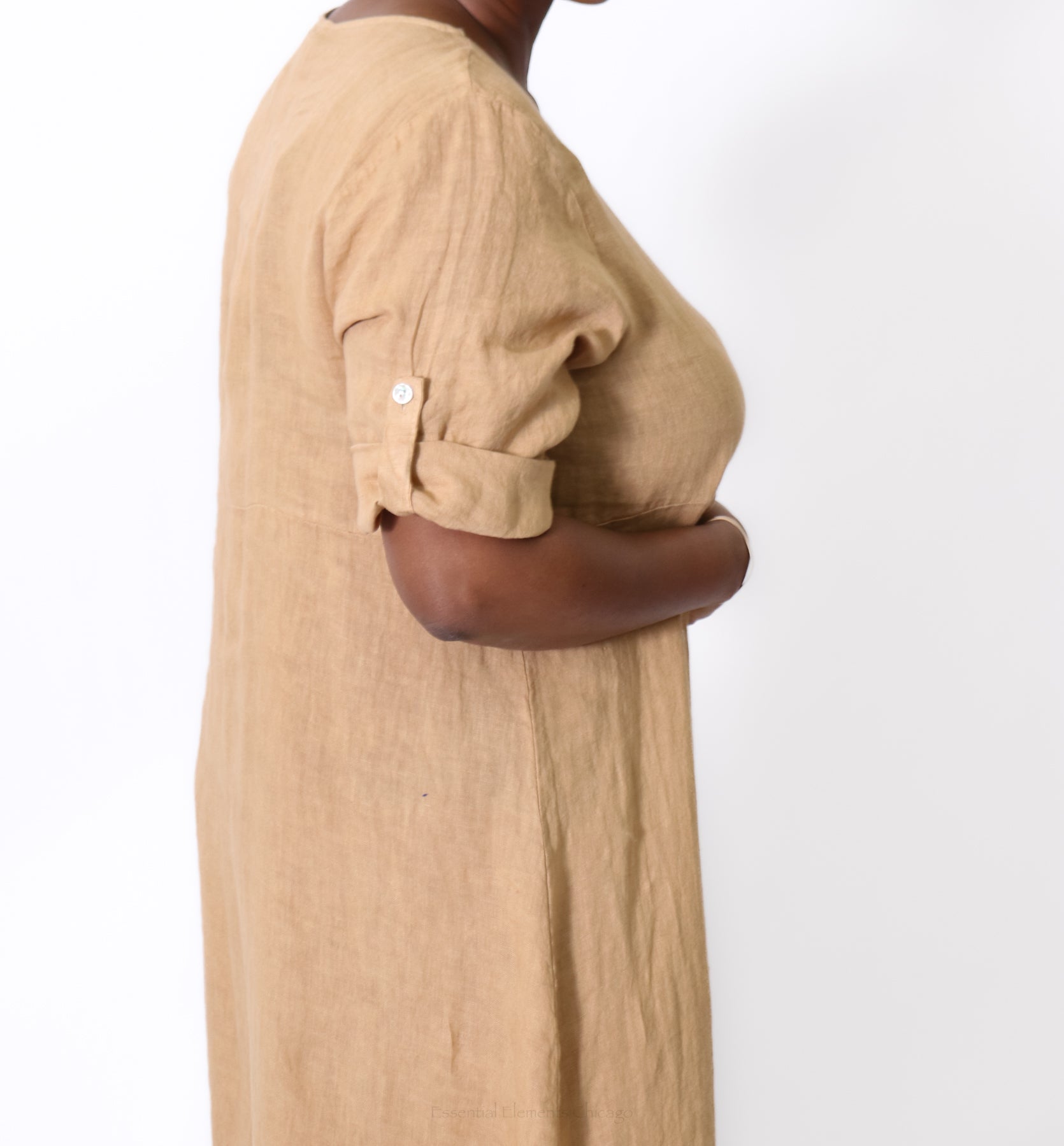 Elise Linen Dress - Essential Elements Chicago