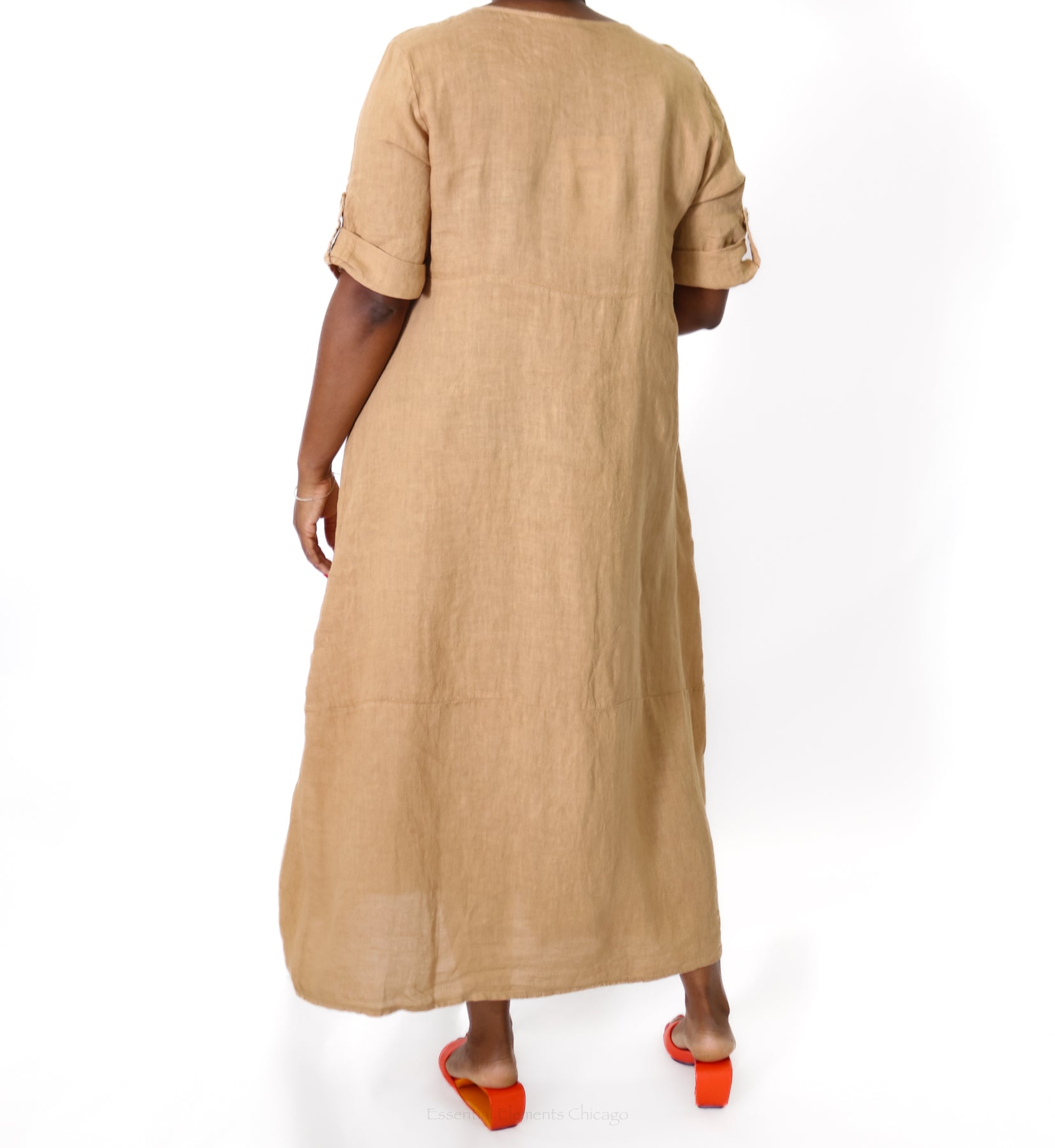 Elise Linen Dress - Essential Elements Chicago