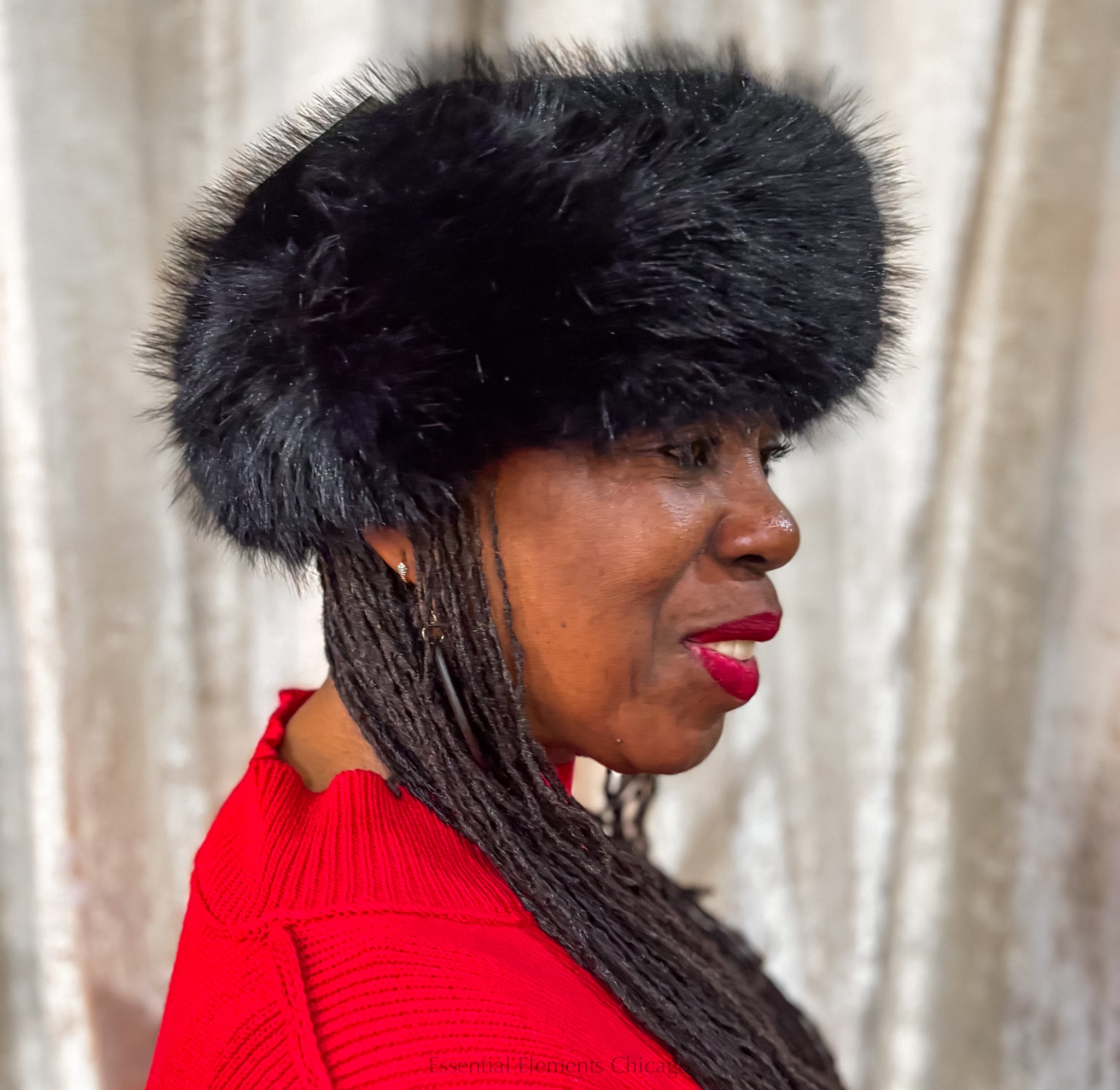 Faux Fur Beret - Essential Elements Chicago