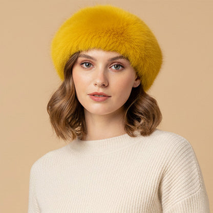Faux Fur Beret - Essential Elements Chicago