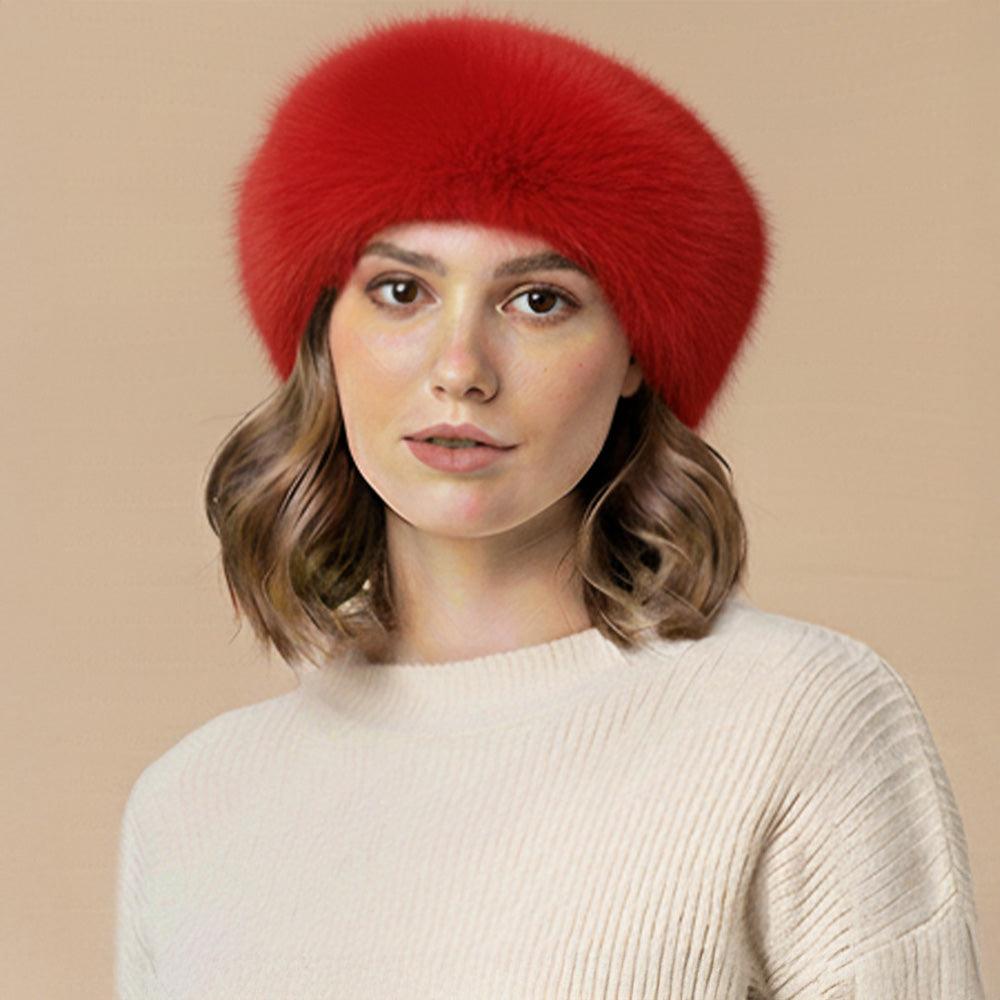 Faux Fur Beret - Essential Elements Chicago