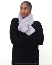 Faux Fur Scarf w/ Bling - Essential Elements Chicago