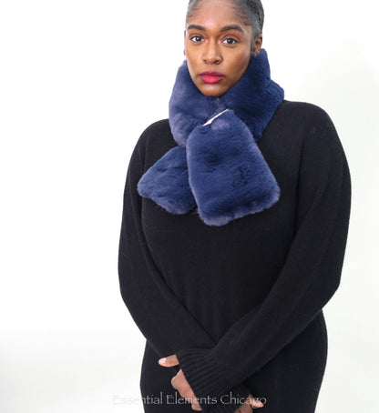 Faux Fur Scarf w/ Bling - Essential Elements Chicago