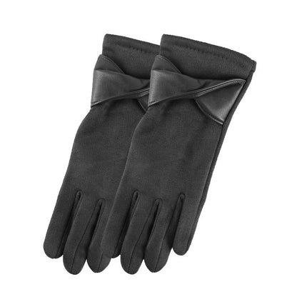 Faux Suede Twist Gloves - Essential Elements Chicago