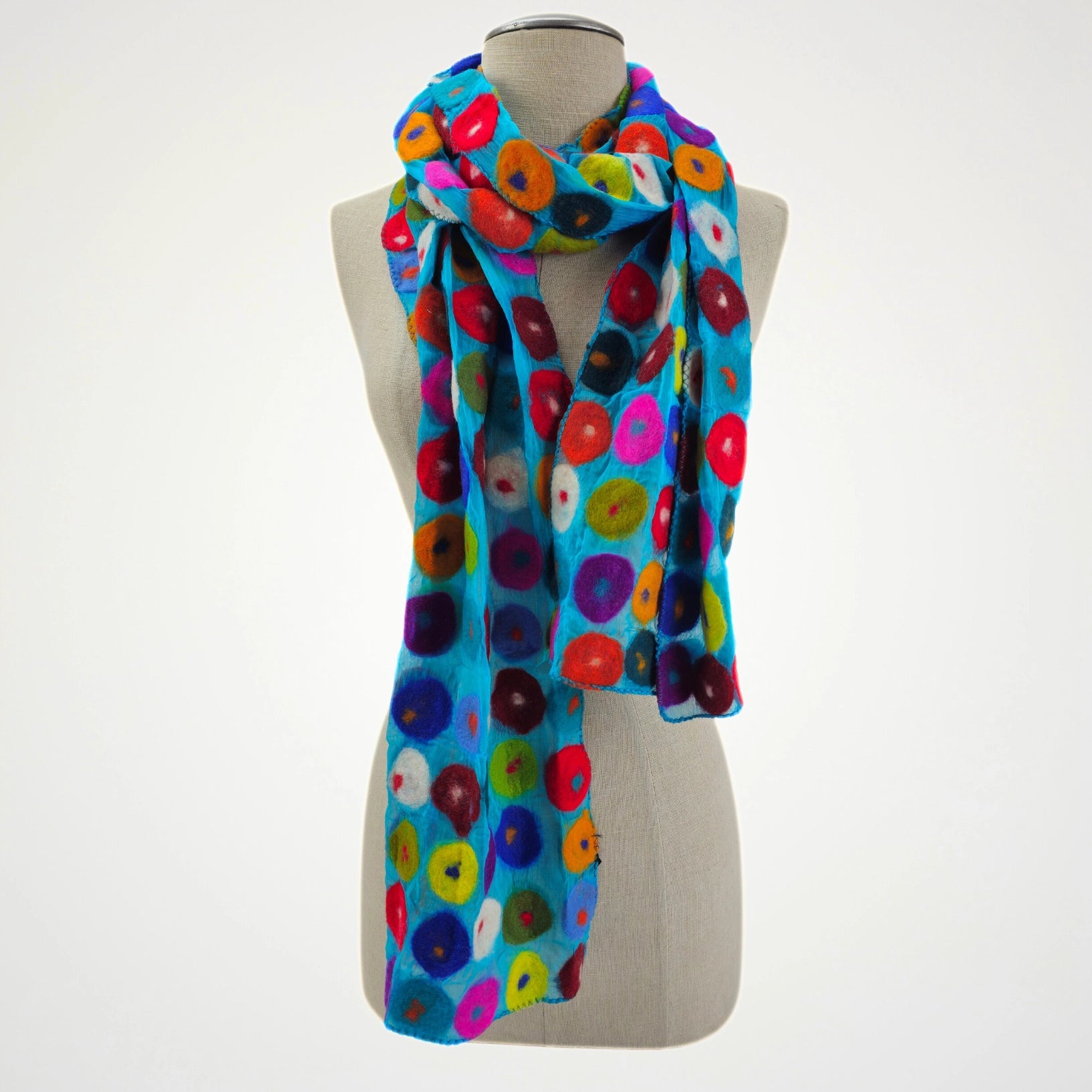 Feltiful Spotted Polka Dot Scarf
