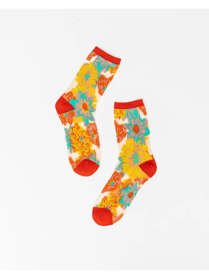 Sock Candy Flower Power Crew Sock