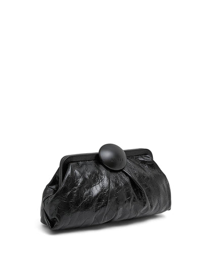 Aimee Full Circle Cutch - Black Crinkle