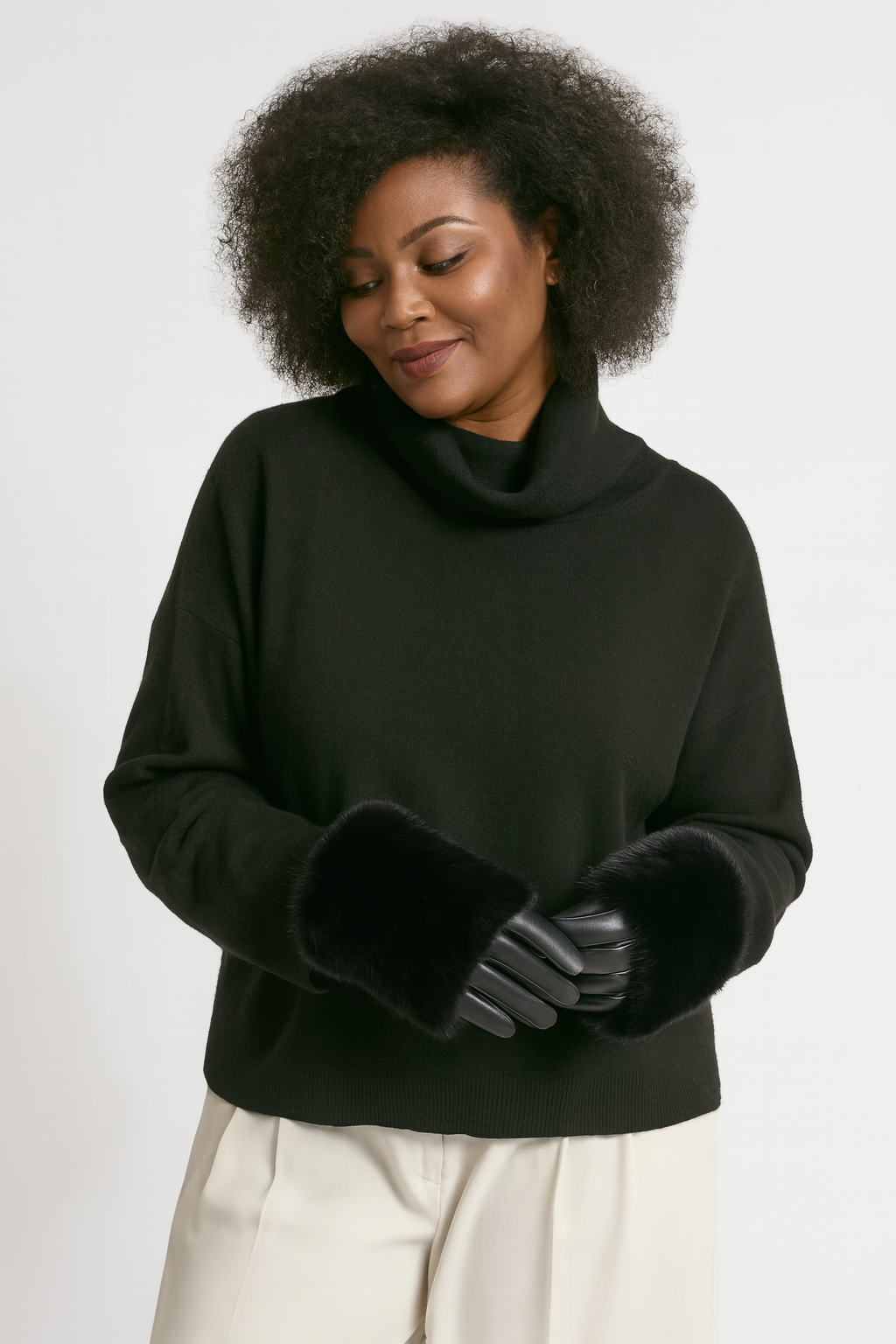 Fur Overlay Gloves - Essential Elements Chicago