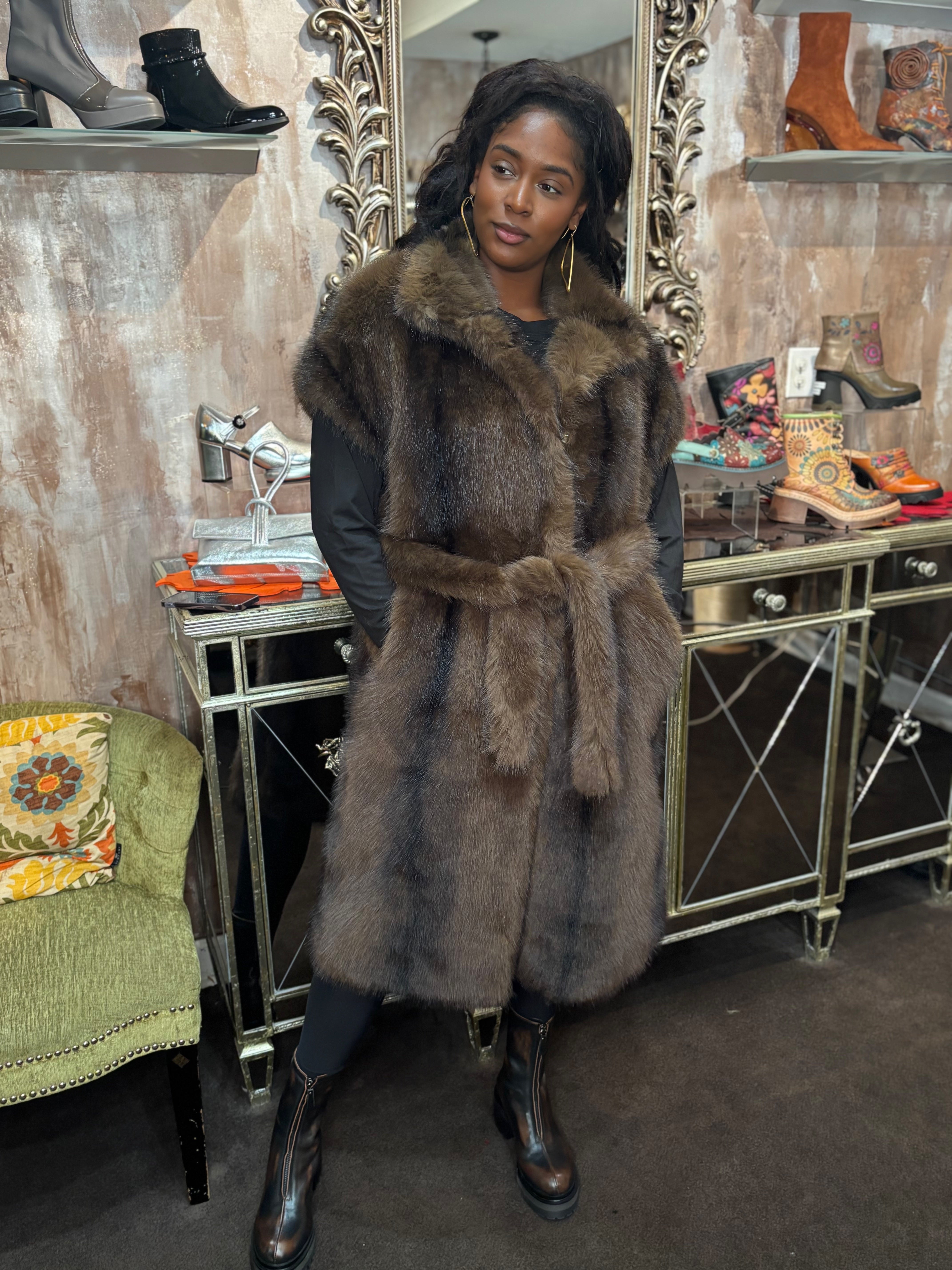 Elements Faux Fur Vest