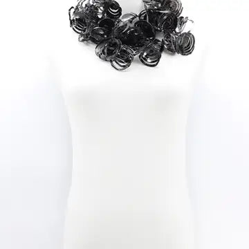 Jianhui Swirling Galaxy Necklace- Black - Essential Elements Chicago