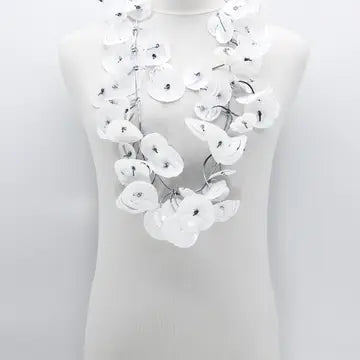 Jianhui Swirling Galaxy Necklace- White - Essential Elements Chicago