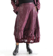 Gershon Bram Baber Skirt, Bordeaux - Essential Elements Chicago