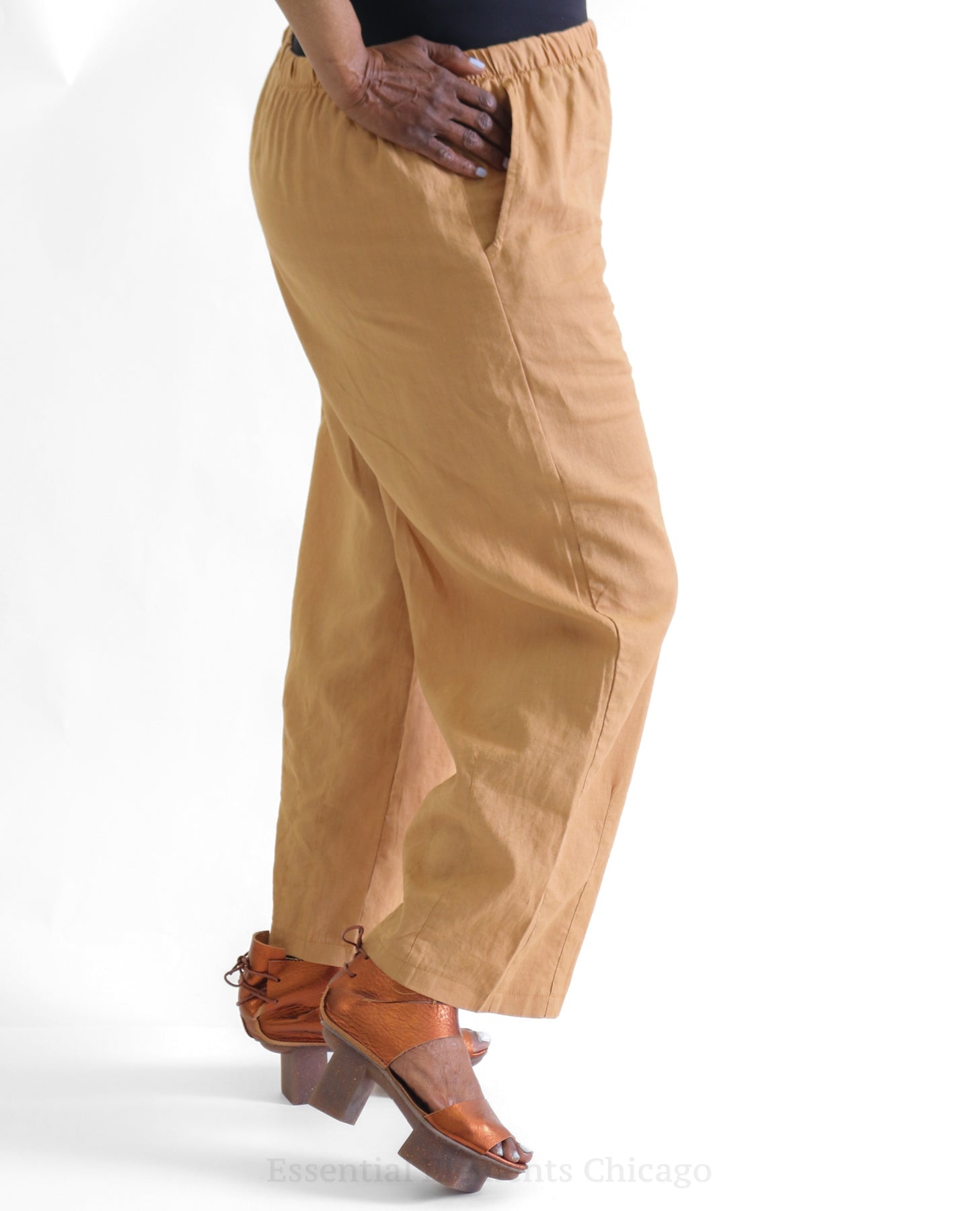 Gershon Bram Nigella Linen Pants - Essential Elements Chicago