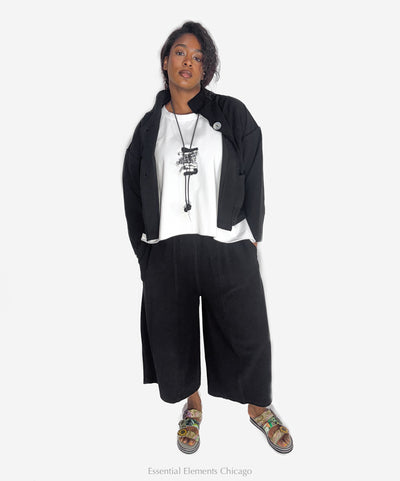 Gerties Funnel Jacket, Black - Essential Elements Chicago