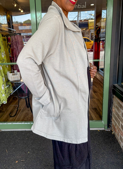 Gerties No Button Coat, Moonrock - Essential Elements Chicago